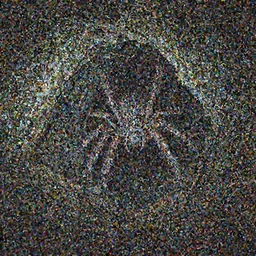 a deep cave with a spider waiting in the shadows. fantasy. atmospheric. scaring. very detailed.