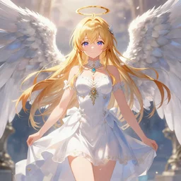 anime angel, pixiv highly detailed illustration
