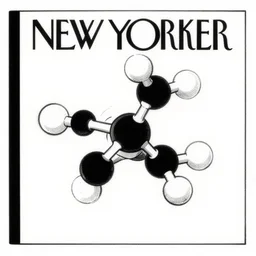 a still frame from comic strip, a chemistry molecule model 1 9 5 0, herluf bidstrup, new yorker illustration, monochrome contrast bw, lineart, manga, tadanori yokoo, simplified,