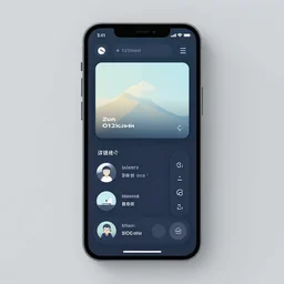 a phone GUI