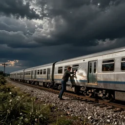 luke bryant getting hit by a train