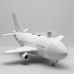 photo of minimalist abstract cubist sculpture of curvy deformed spaceship with random small mecha mayan decorations, covered with few large white airplane found parts - w 6 4 0