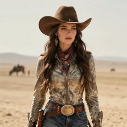 beautiful cowboy witch, wild west, detailed, concept art, trending on artstation