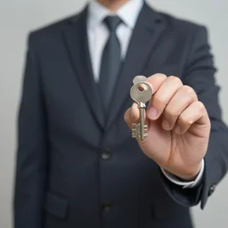 business man with a prop key by moebius