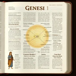 genesis chapter 1, the book of the bible visualized