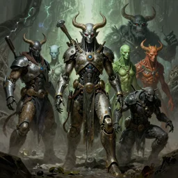 techno shamans, telepaths, dieselpunk cyborgs, masked heroes, irradiated humans, mystic mutates and monster hunters by frazetta