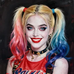 Harley Quinn Portrait by Yusuke Murata