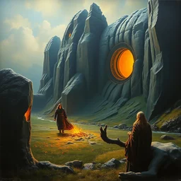 the fellowship of the ring. a 2 4. artgerm. high detail scene. beksinski. mark maggiori ultrarealism. oil on canvas