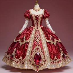 princess of ruby, gorgeous, ornate, intricate, detailed, stunning, masterpiece, 4 k