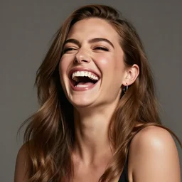 Mila Kunis laughing hysterically, concept art by charlie bowater, highly detailed, ultra detailed, ultra realistic, trending on artstation