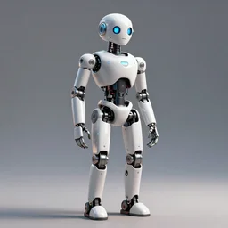 an illustration of the full body of a robot made by aliens, octane render, hyperrealistic, 3D, bokeh, VFX, coherent