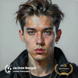 portrait painting of a cyberpunk jackson wang, sharp focus, award - winning, trending on artstation, masterpiece, highly detailed, intricate. art by josan gonzales and moebius and deathburger