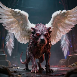 oh, come on, angel ( yeah ),, stranger things, demodog, demogorgon, mindflayer, cinematic, highly detailed, photorealistic, volumetric lighting
