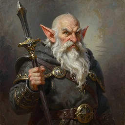 a beautiful portrait painting of a rpg gnome sorcerer, portrait fantasy art, pathfinder, world of warcraft, art by keith parkinson and greg rutkowski and tim hildebrandt