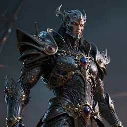 beautiful masterpiece high detail portrait closeup of a dark interstellar god king, hybrid, dungeons and dragons art, by artgerm, h. r. giger, wayne reynolds, josan gonzalez, artstation trending, epic, biomechanical, ultra high cinematic quality character render, low angle, production quality movie poster artwork