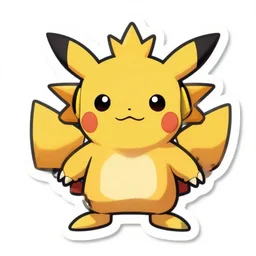 cute miss mascot gamblast gamblast clawitzer pokemon sticker art, cronobreaker, beeple game icon