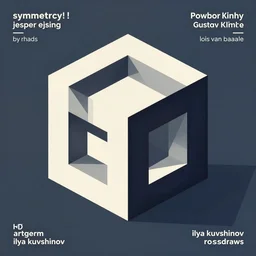 symmetry!! vector poster art of abstract cube, centered, geometric, solid bacgkround, median photoshop filter vector behance, hd by artgerm, jesper ejsing, by rhads, makoto shinkai and lois van baarle, ilya kuvshinov, rossdraws, illustration, art by ilya kuvshinov and gustav klimt
