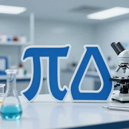research and development. greek letters π and δ
