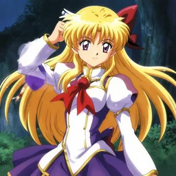 character Lina Inverse from anime Slayers (1995 – 2009), trending on art station, fantasy,