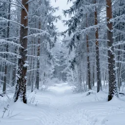 Sharp icy frozen forest. Highly Detailed. Masterpiece. By Jeffrey Smith
