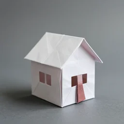 photo of origami house