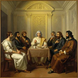 8 0 s srilankans on greek senete counsil, painting by gaston bussiere, craig mullins, j. c. leyendecker, lights, art by ernst haeckel, john william godward, hammershøi,,