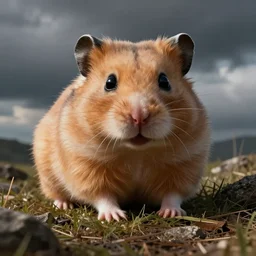 a giant!!!!!!!!!! hamster