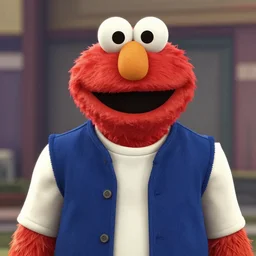 highly detailed portrait elmo sesame street in gta v, stephen bliss, unreal engine, fantasy art by greg rutkowski, loish, rhads, ferdinand knab, makoto shinkai and lois van baarle, ilya kuvshinov, rossdraws, tom bagshaw, global illumination, radiant light, detailed and intricate environment