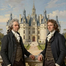 Jean-Baptiste Monge and Alex Ross a artwork of a gothic revival castle