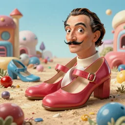 hyperrealstic random objects in a surreal dreamscape environment by salvador dali, highly detailed, 3 d render, vray, octane, realistic lighting, photorealistic, colorful, mary jane ansell