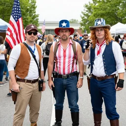 The American cosplay festival, a festival where people cosplay as Americans