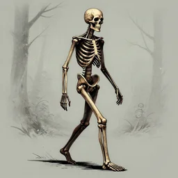 medical illustration of the walking dead,