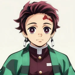 handsome guy in demon slayer art, anime style, 4k , detailed, detailed face, high quality, smooth, sharp focus, beautiful scene, detailed weapon,