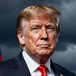 Donald Trump portrayed negatively