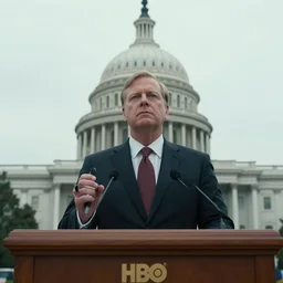a general testifies to congress, cinematic, hbo, television still screenshot,