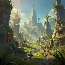 biopunk landscape of the city zaun from league of legends, au naturel, hyper detailed, digital art, trending in artstation, cinematic lighting, studio quality, smooth render, unreal engine 5 rendered, octane rendered, art style by pixar dreamworks warner bros disney riot games and arcane.