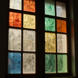 a beautiful photography of light trough colored windows, 4 k textures, abstract, raytracing, canon eos m 5 0, trending on artstation