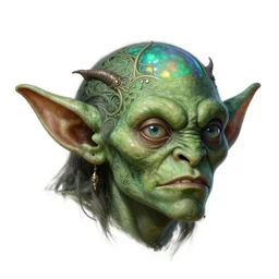 anthropomorphic d 2 0 goblin head in opal darkiron bob ross green meme head, intricate, elegant, highly detailed monster, digital painting, artstation, concept art, sharp focus, illustration, art by artgerm, bob eggleton, michael whelan, stephen hickman, richard corben, wayne barlowe, greg rutkowski, alphonse mucha, 8 k