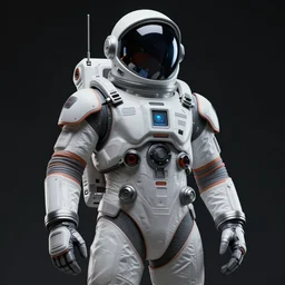 space suit, advanced technology, sci fi, technological advancement, stylized, artgerm, artstation, hd, cgsociety, cgi, realistic, dramatic, cinematic, artistic, trending, detailed