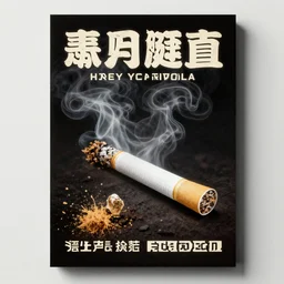 graphic design, poster, a cigarette ad
