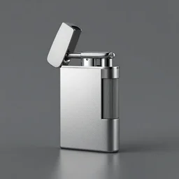 a 3 d render done in keyshot trending on behance of a lighter designed by dieter rams