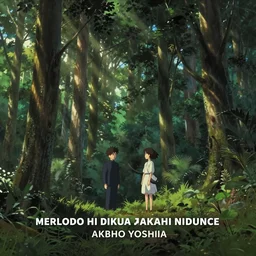forest lanscape panorama by makoto shinkai takashi takeuchi akihiko yoshida
