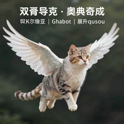 award winning nature photo of a flying cat with dove wings, 4k, sharp, corrected