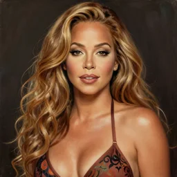 sexy painting of mariah carey, bikini, ultra realistic, sharp details, subsurface scattering, intricate details, warm lighting, beautiful features, highly detailed, photorealistic, octane render, 8 k, unreal engine, art by artgerm and greg rutkowski and alphonse mucha