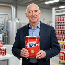 jeff bezos opening a cheerios factory