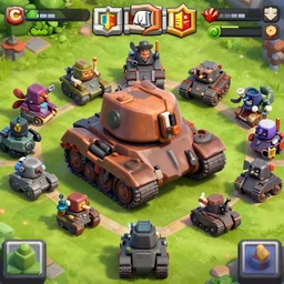 clash royale with wartanks