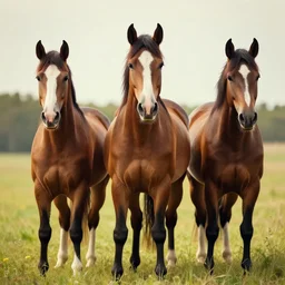 Three quarter view of a horse, in the style of trending on 500px