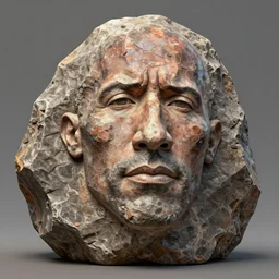 a big rock with the face of dwayne johnson carved on it, highly detailed, digital painting, artstation, concept art, smooth, sharp focus