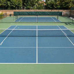 a tennis court