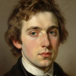 classical painting of rhett mclaughlin, portrait, close - up, highly detailed,